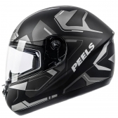 Capacete Peels Fechado  Spike Lup - Preto / Grafite