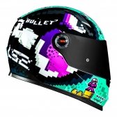 Capacete Ls2 Fechado Classic Ff358 Bullet -  Azul