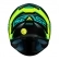 Capacete Ls2 Fechado  Classic Draze -  Preto / Amarelo / Verde