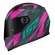 Capacete Ls2 Fechado  Classic Draze -  Cinza / Verde / Rosa